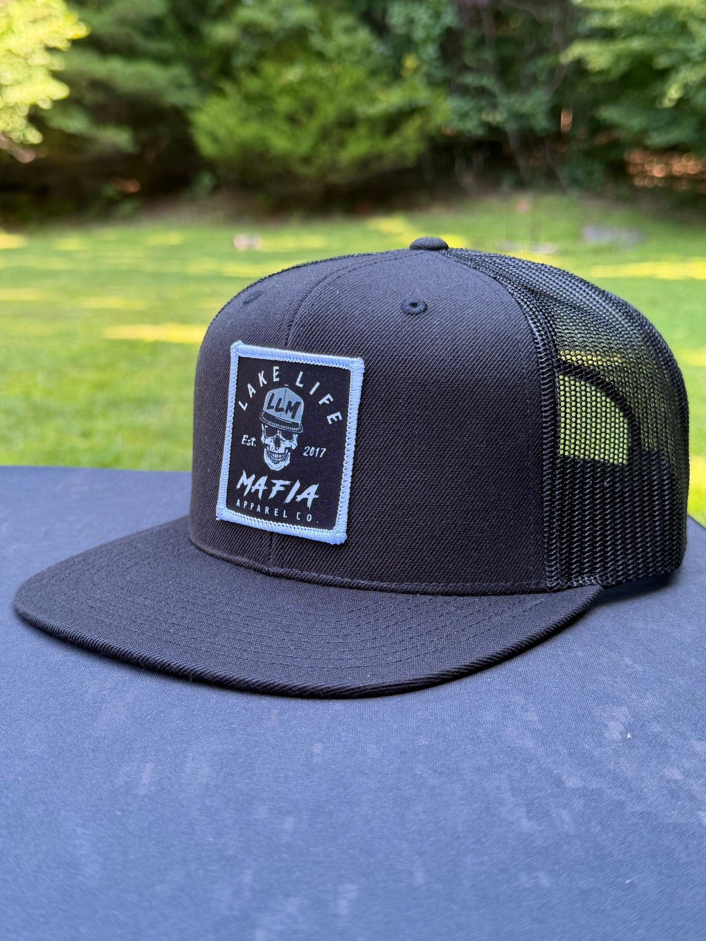 LLM Flat Bill Hat - Black
