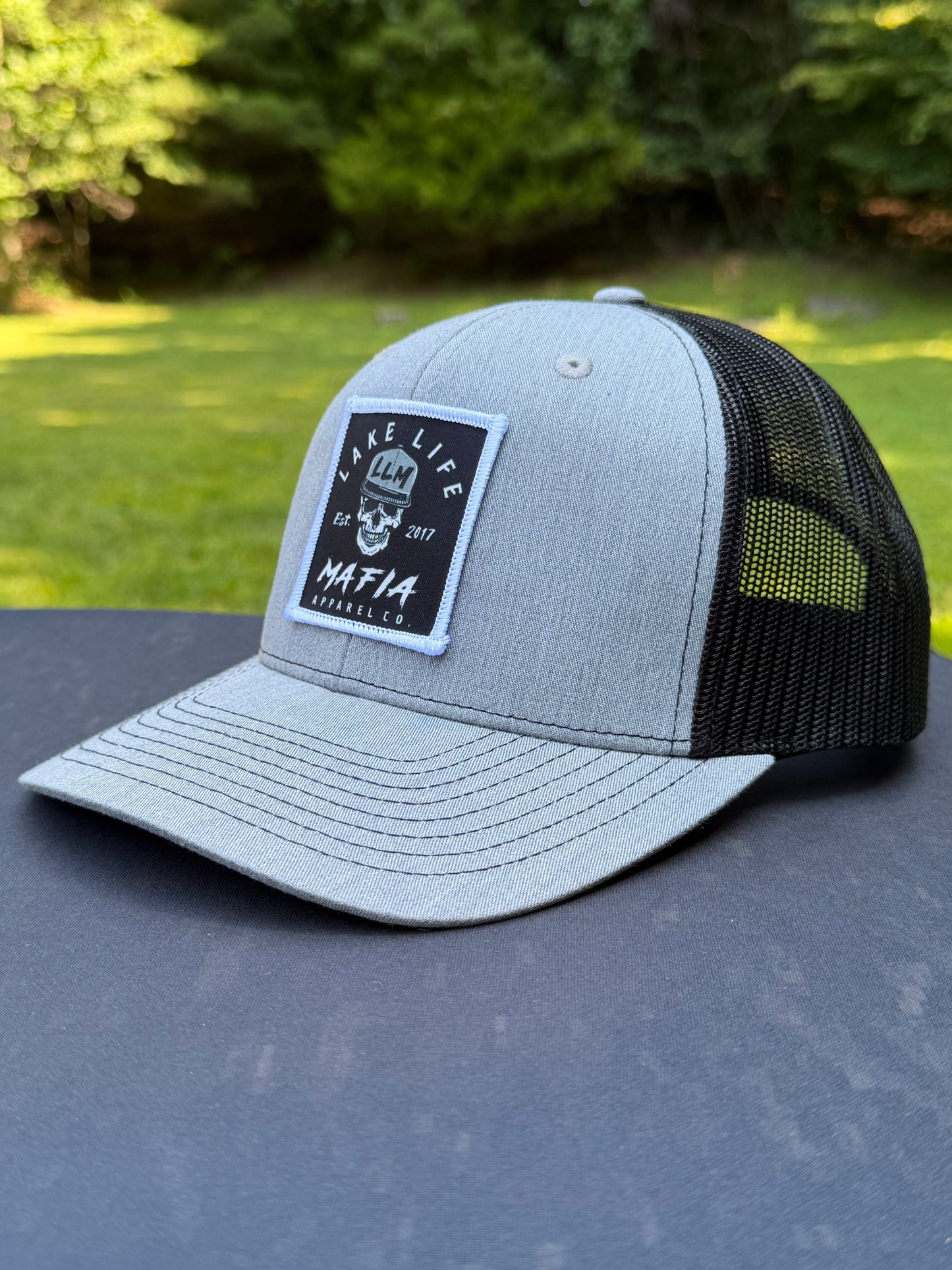 LLM Curved Bill Hat - Grey/Black