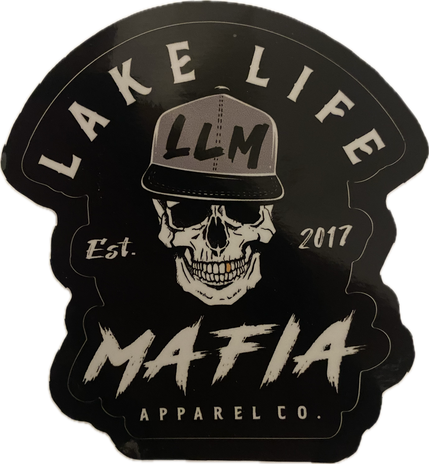 Lake Life Mafia Apparel Co. Black Decal