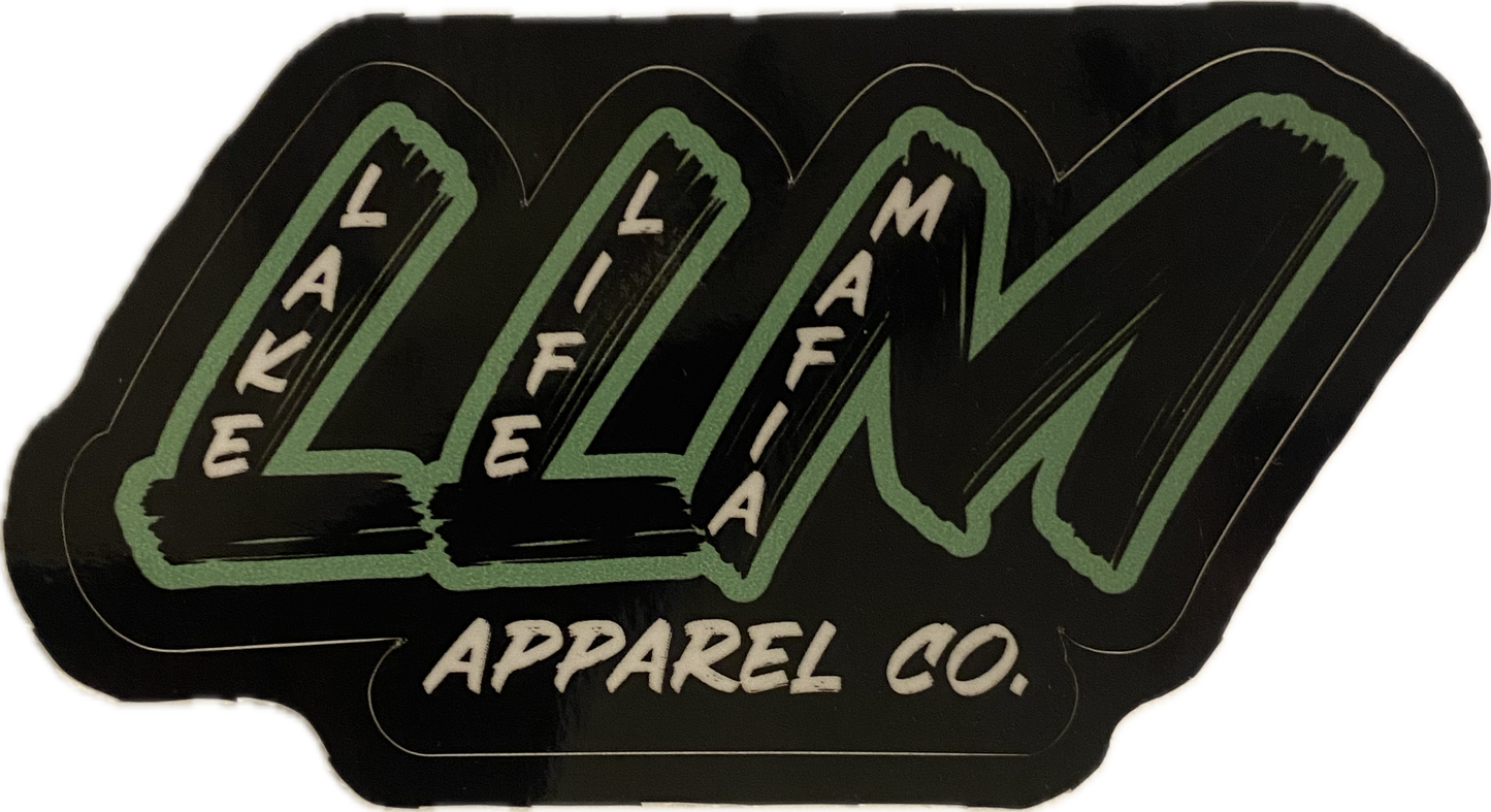 LLM Apparel Co. Green Decal