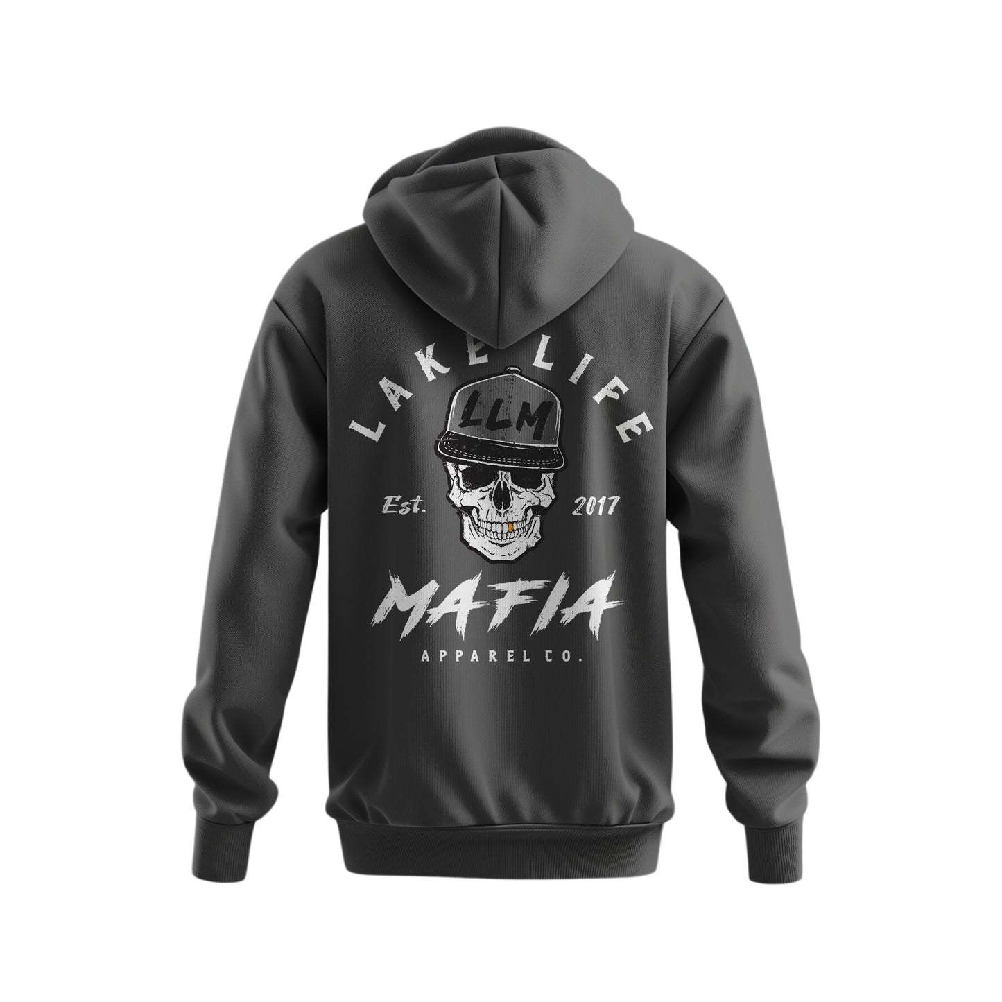LLM Hoodie White Logo