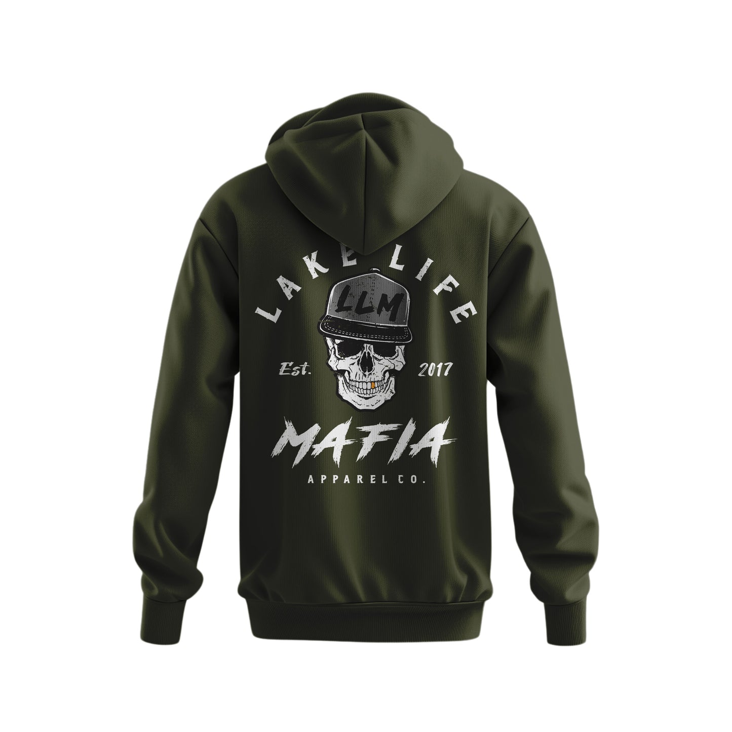 LLM Hoodie White Logo