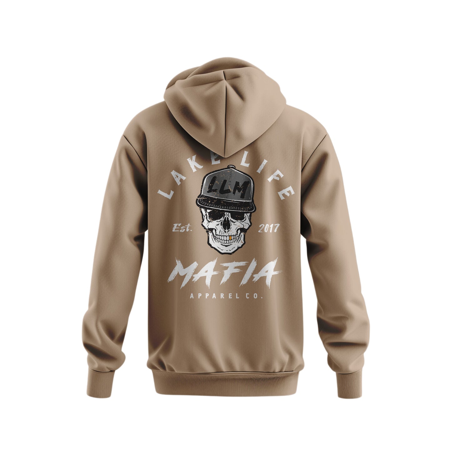 LLM Hoodie White Logo