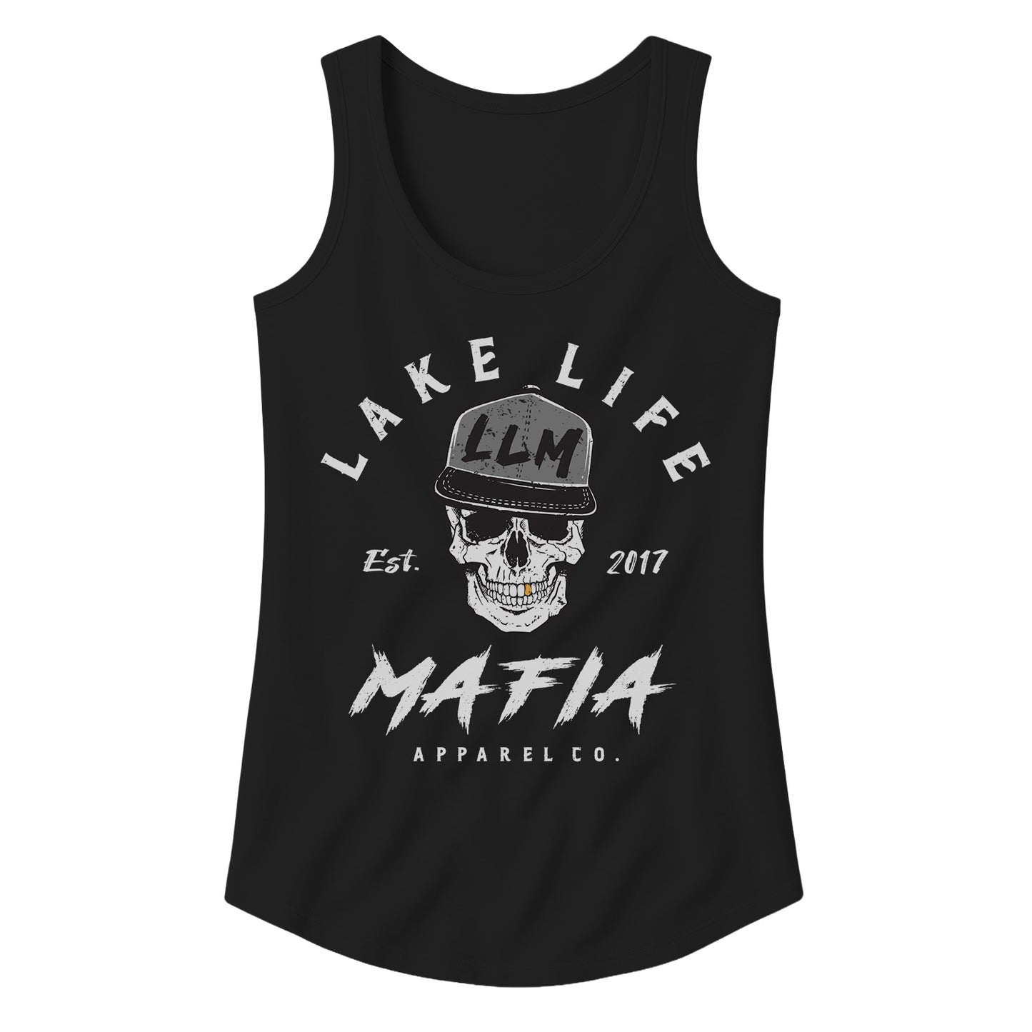 LLM Women's Tank White Logo