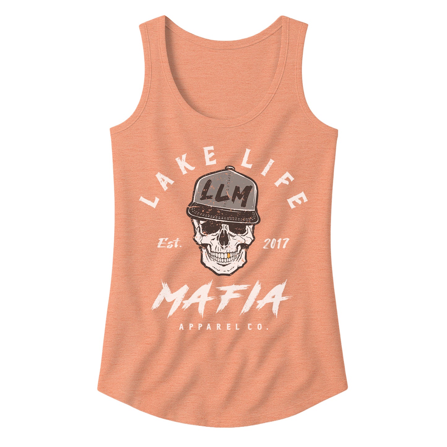 LLM Women's Tank White Logo