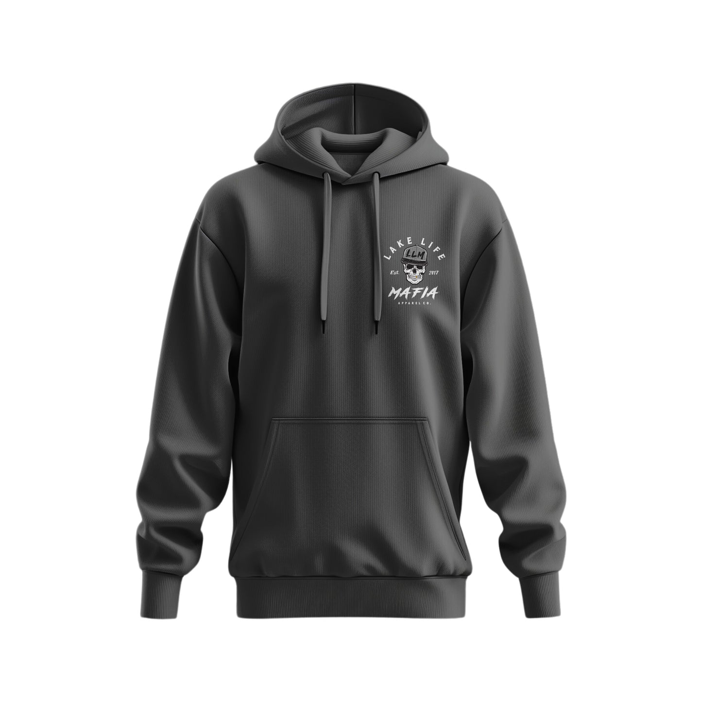 LLM Hoodie White Logo
