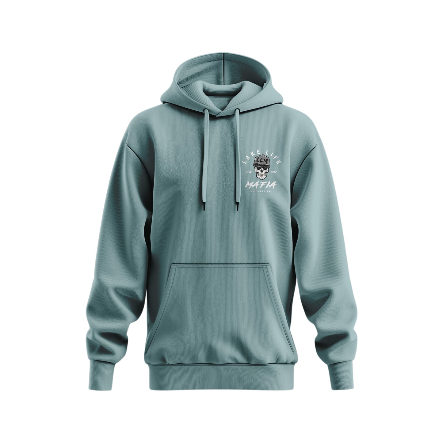 LLM Hoodie White Logo