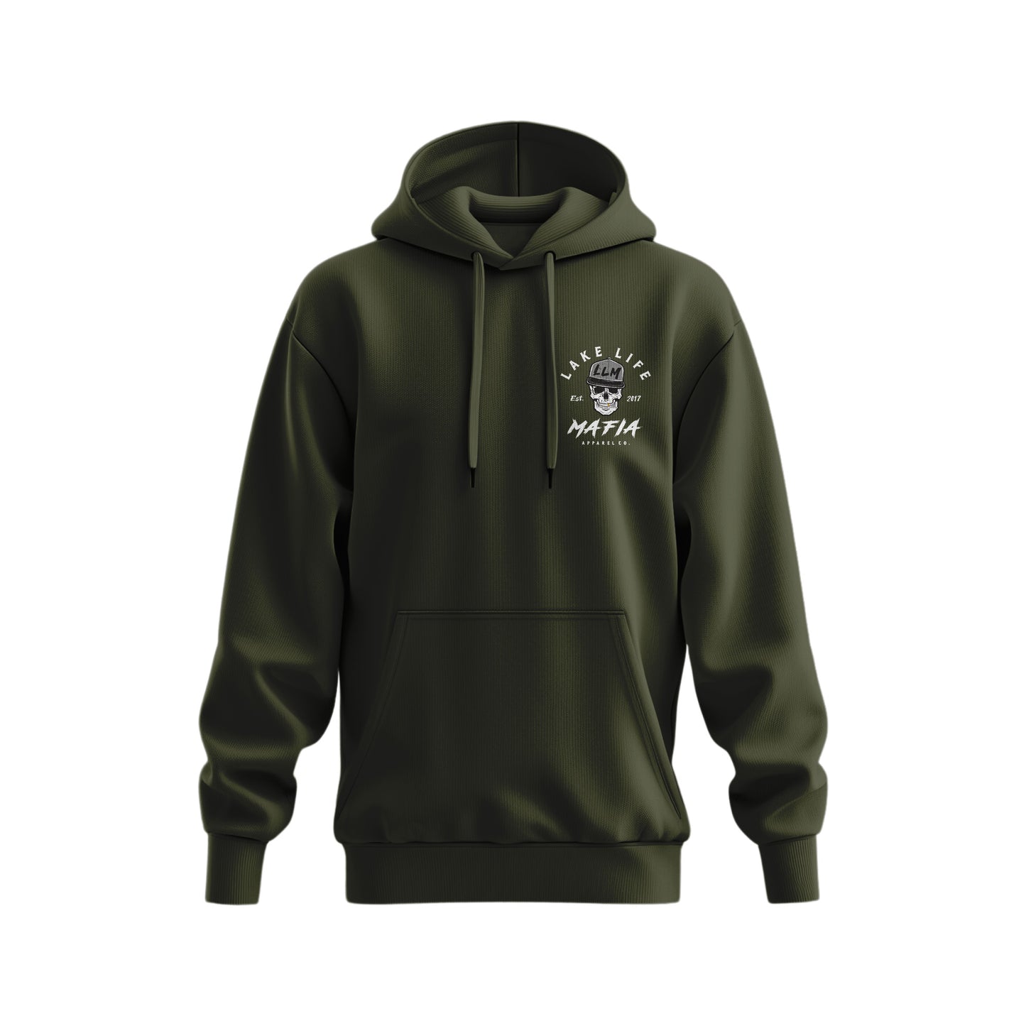 LLM Hoodie White Logo