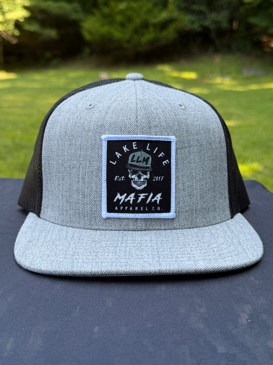 LLM Flat Bill Hat - Grey/Black
