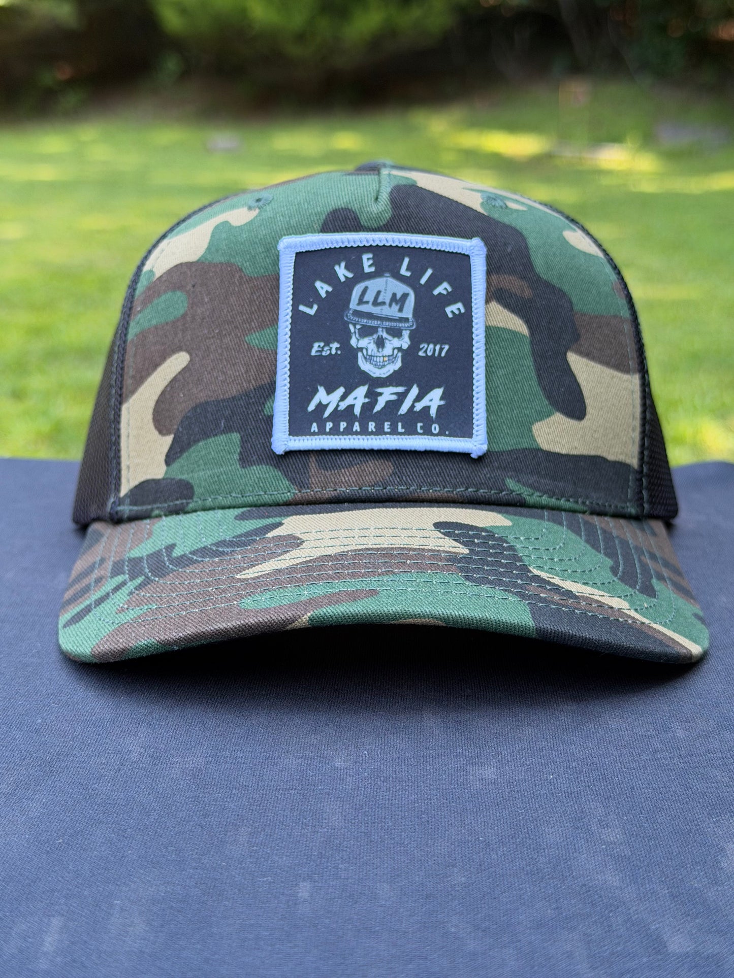 LLM Curved Bill Hat - Camo/Black