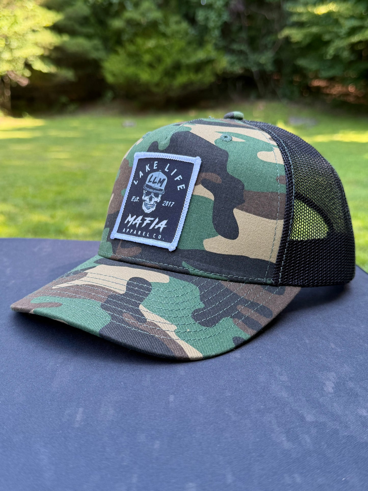 LLM Curved Bill Hat - Camo/Black