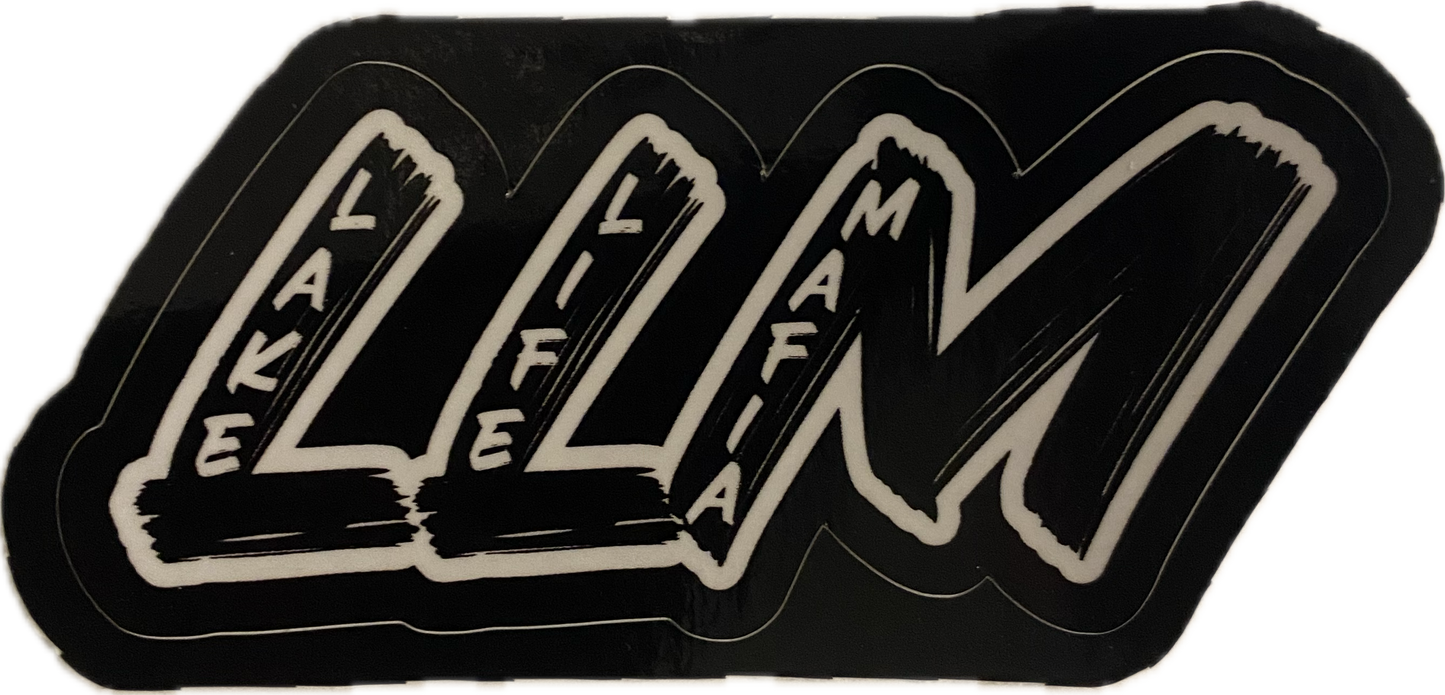 LLM White Decal