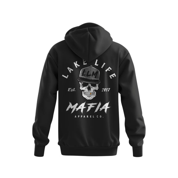 LLM Hoodie White Logo – Lake Life Mafia