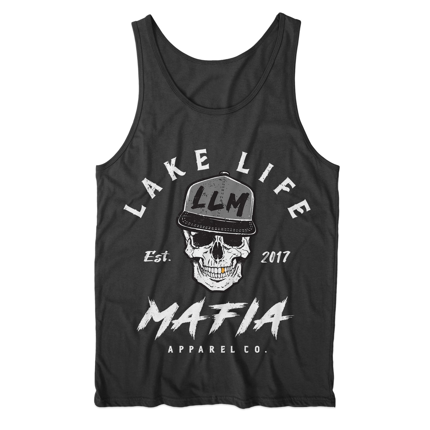 LLM Men's Tank White Logo
