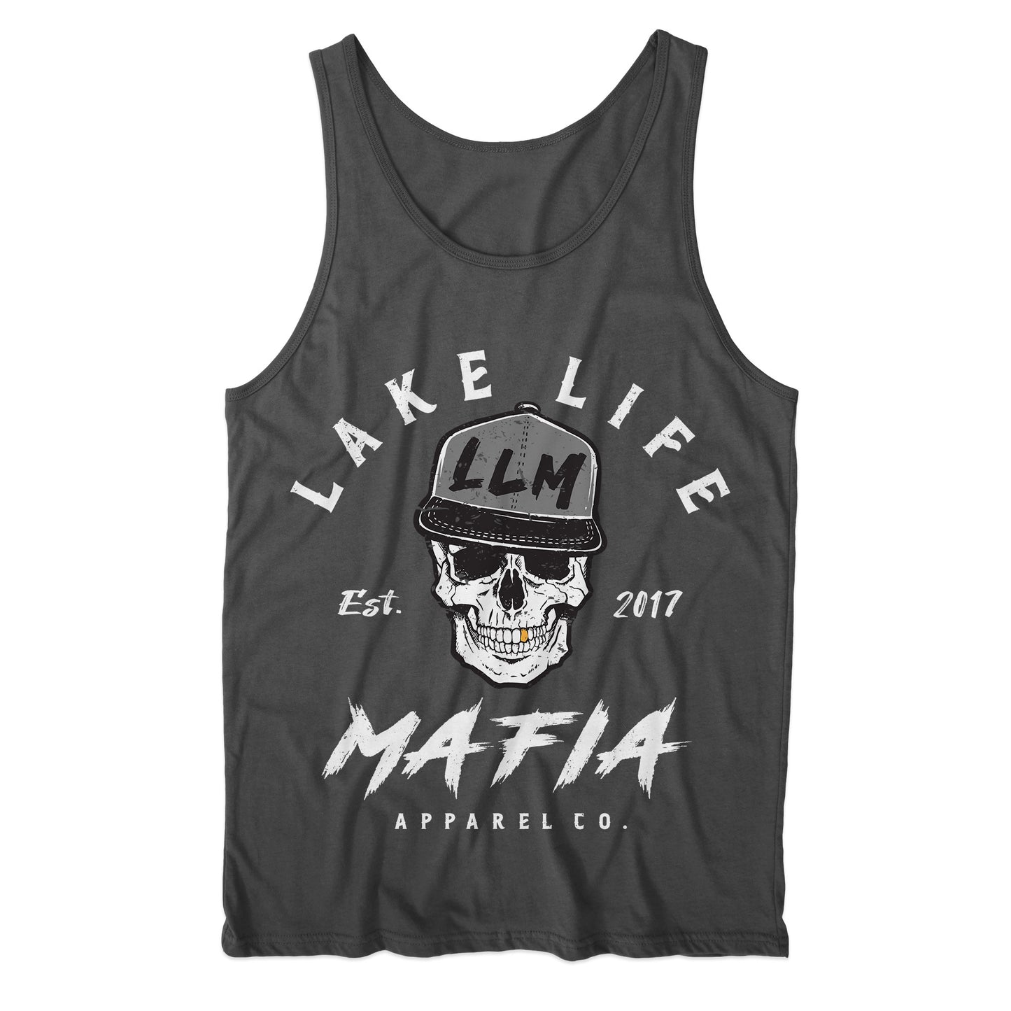 LLM Men's Tank White Logo