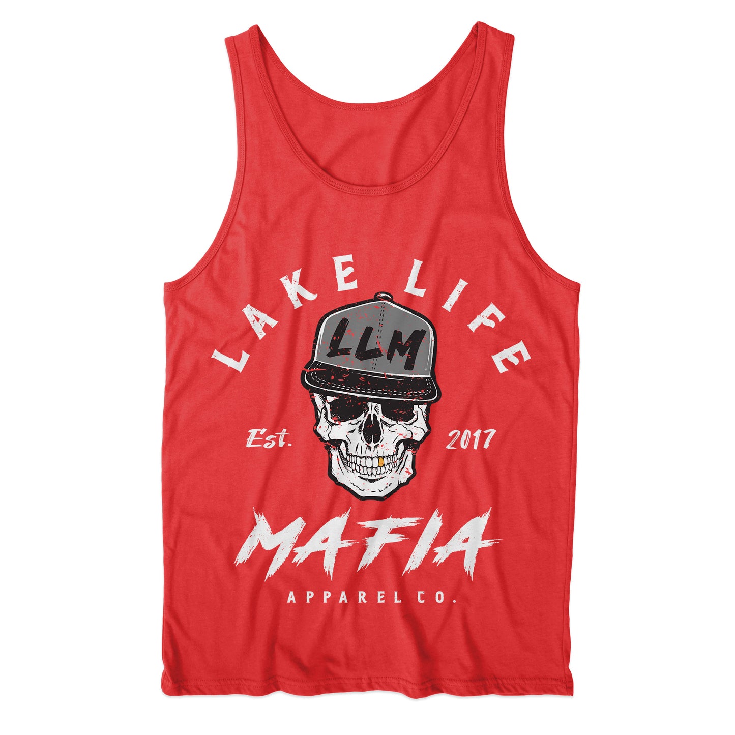 LLM Men's Tank White Logo